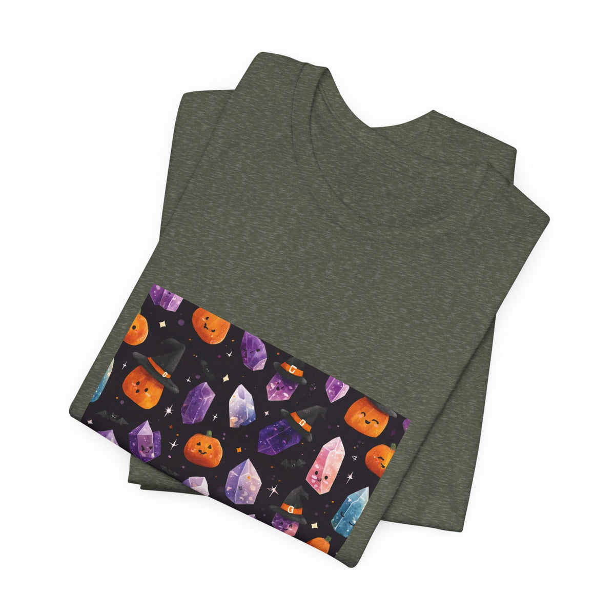 Halloween Crystal Party T-Shirt | Greens
