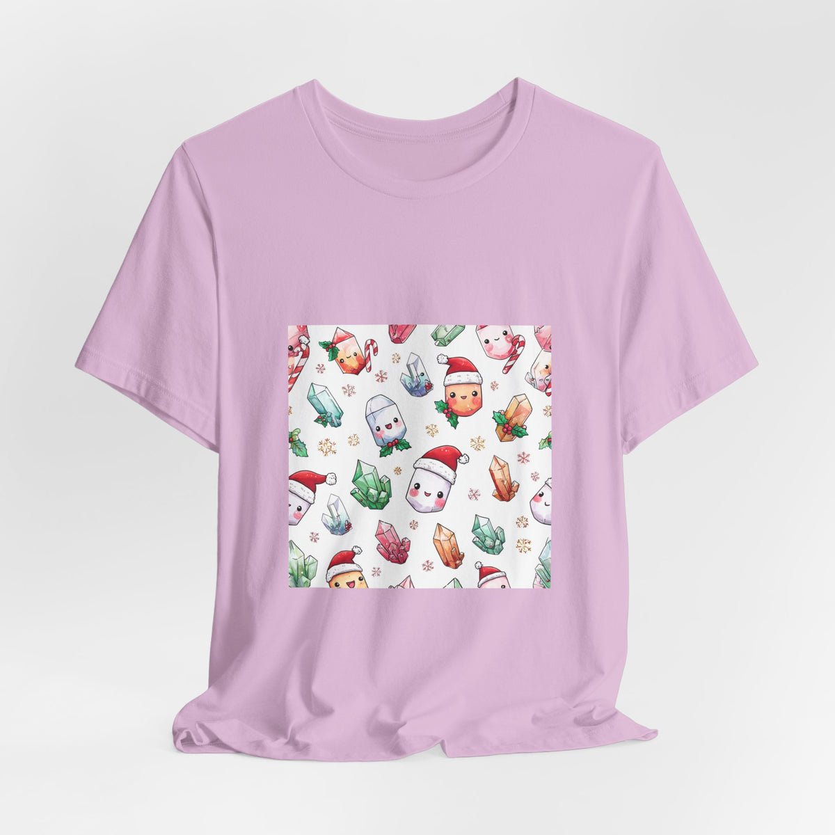 Pastel Christmas Crystal Friends T-Shirt | Royal, Navy & Purple