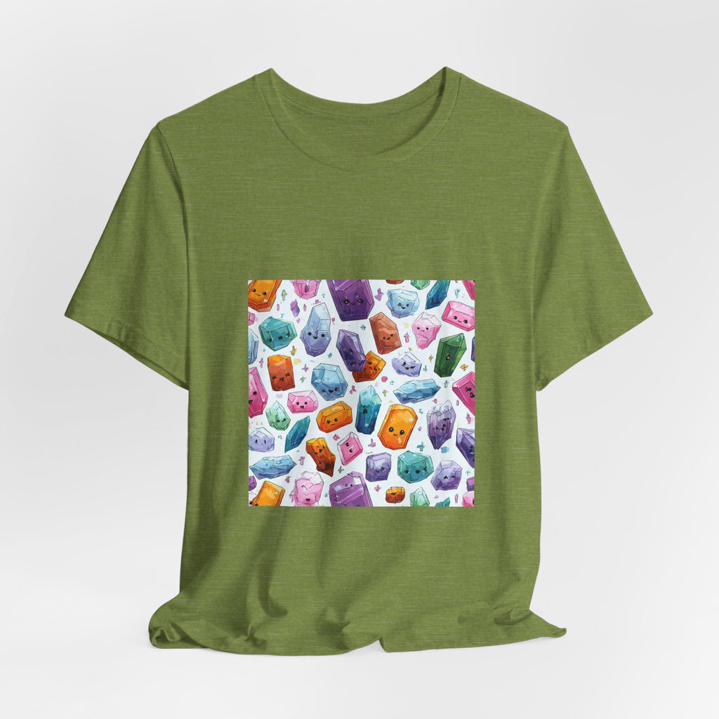 Pastel Crystal Friends T-Shirt | Greens