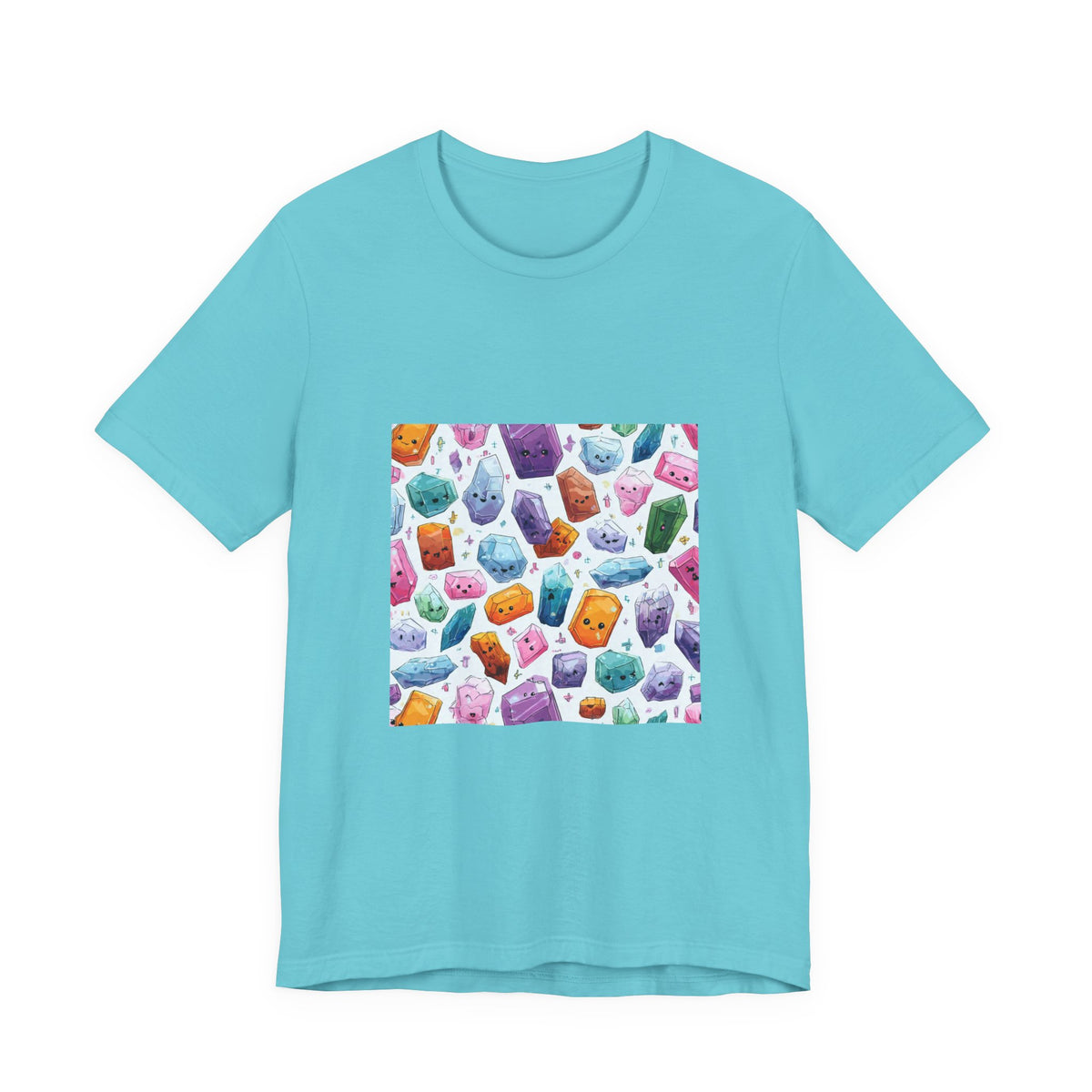 Pastel Crystal Friends T-Shirt | Forest & Ocean
