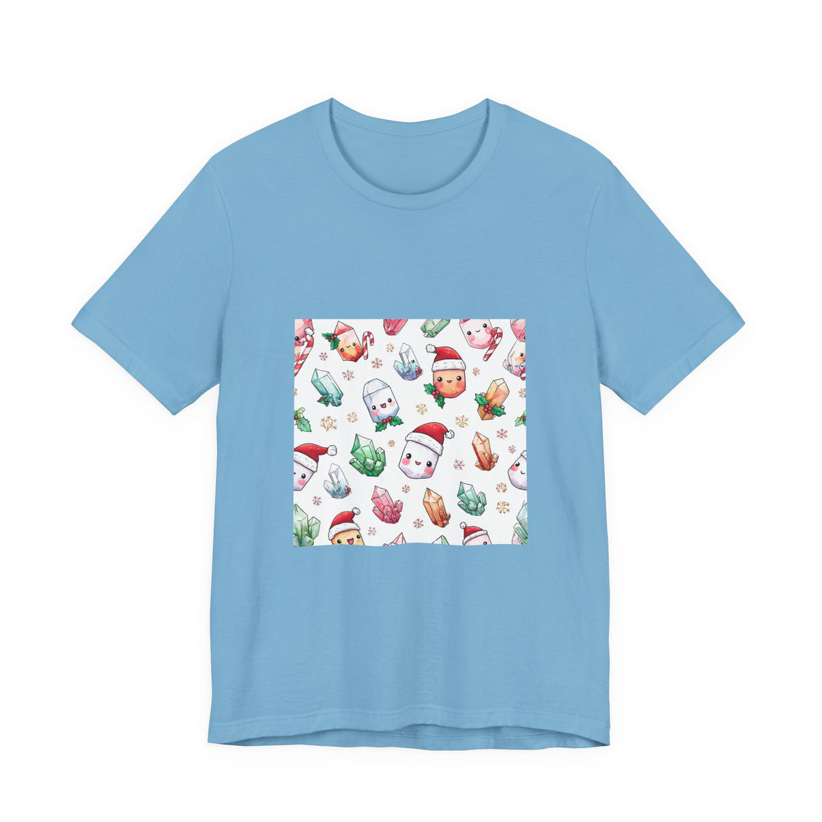 Pastel Christmas Crystal Friends T-Shirt | Forest & Ocean