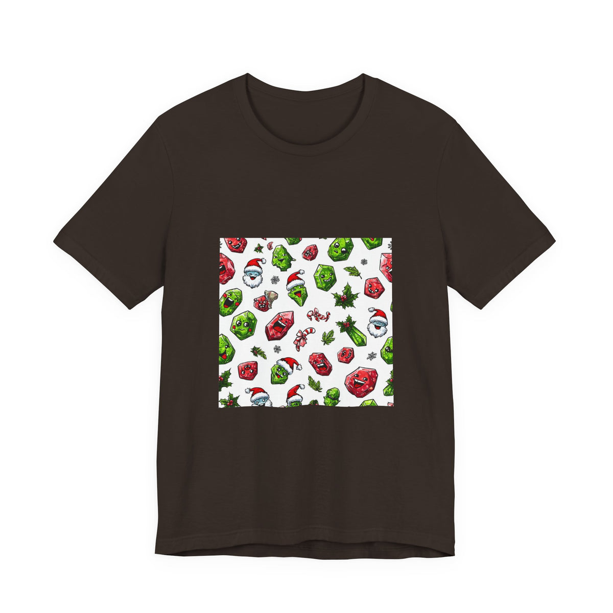 Christmas Crystal Cheer T-Shirt | Earthy Reds & Browns