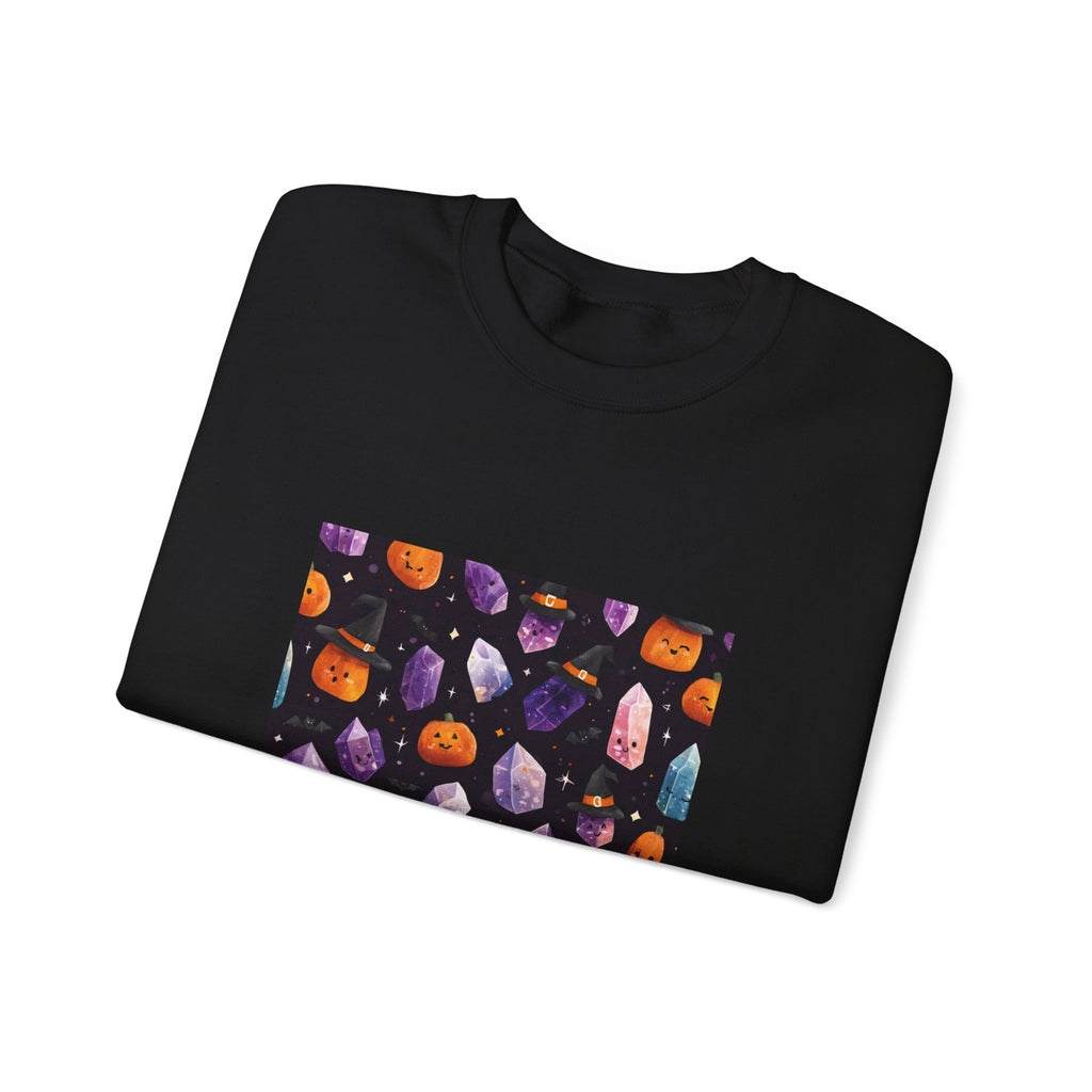 Halloween Crystal Party Crewneck | Neutrals & Reds