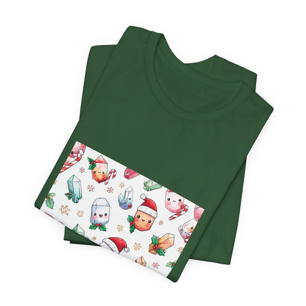 Pastel Christmas Crystal Friends T-Shirt | Forest & Ocean