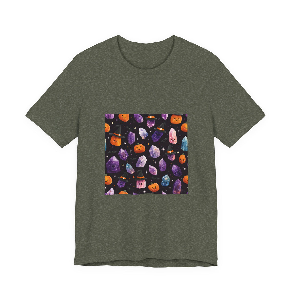 Halloween Crystal Party T-Shirt | Greens