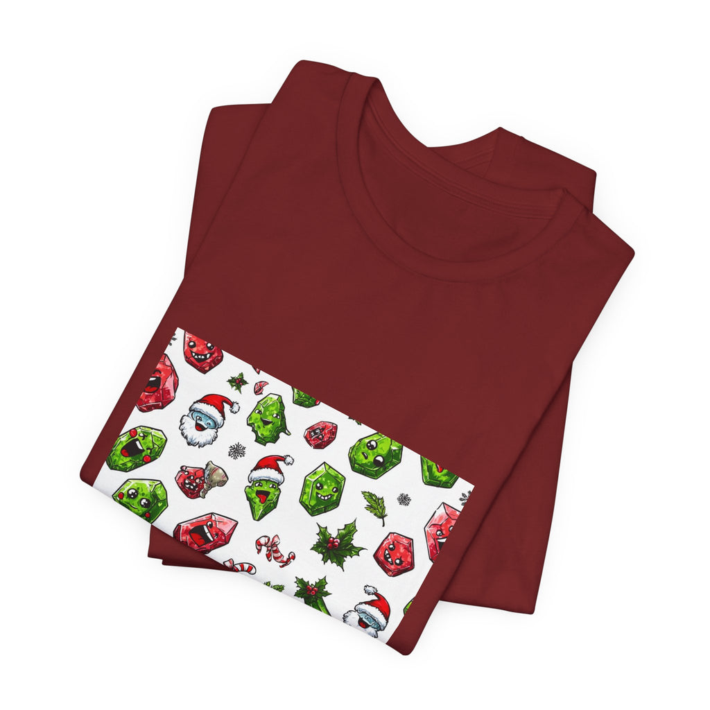 Christmas Crystal Cheer T-Shirt | Earthy Reds & Browns