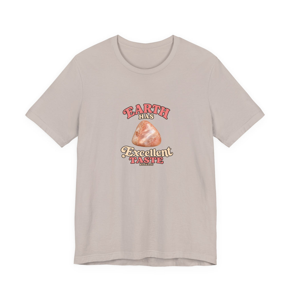 Earth Has Excellent Taste — Peach Moonstone Tee | Light Neutrals