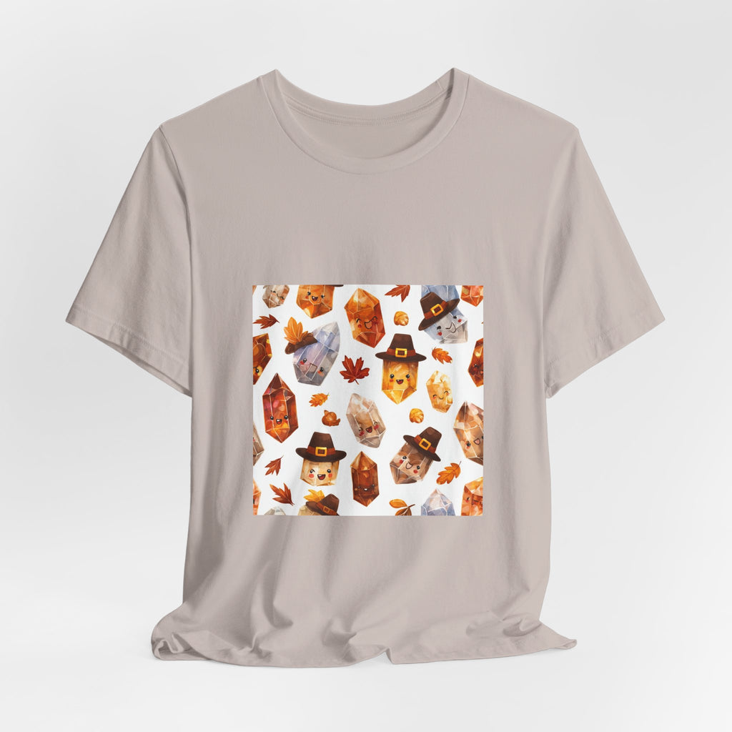 Thanksgiving Crystal Harvest T-Shirt | Light Neutrals