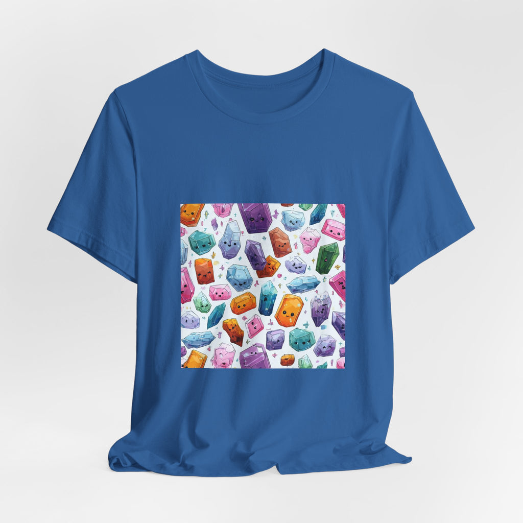 Pastel Crystal Friends T-Shirt | Soft Blues