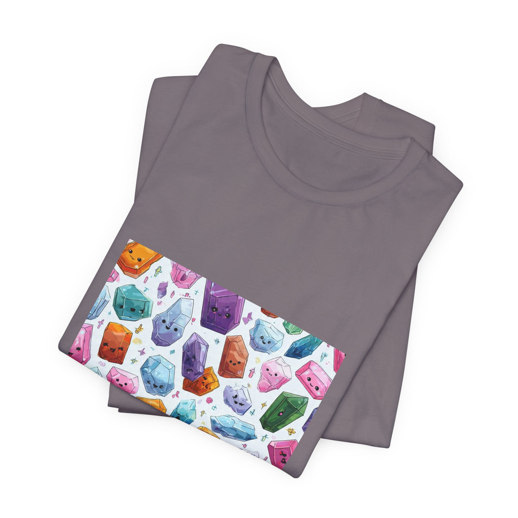 Pastel Crystal Friends T-Shirt | Light Neutrals