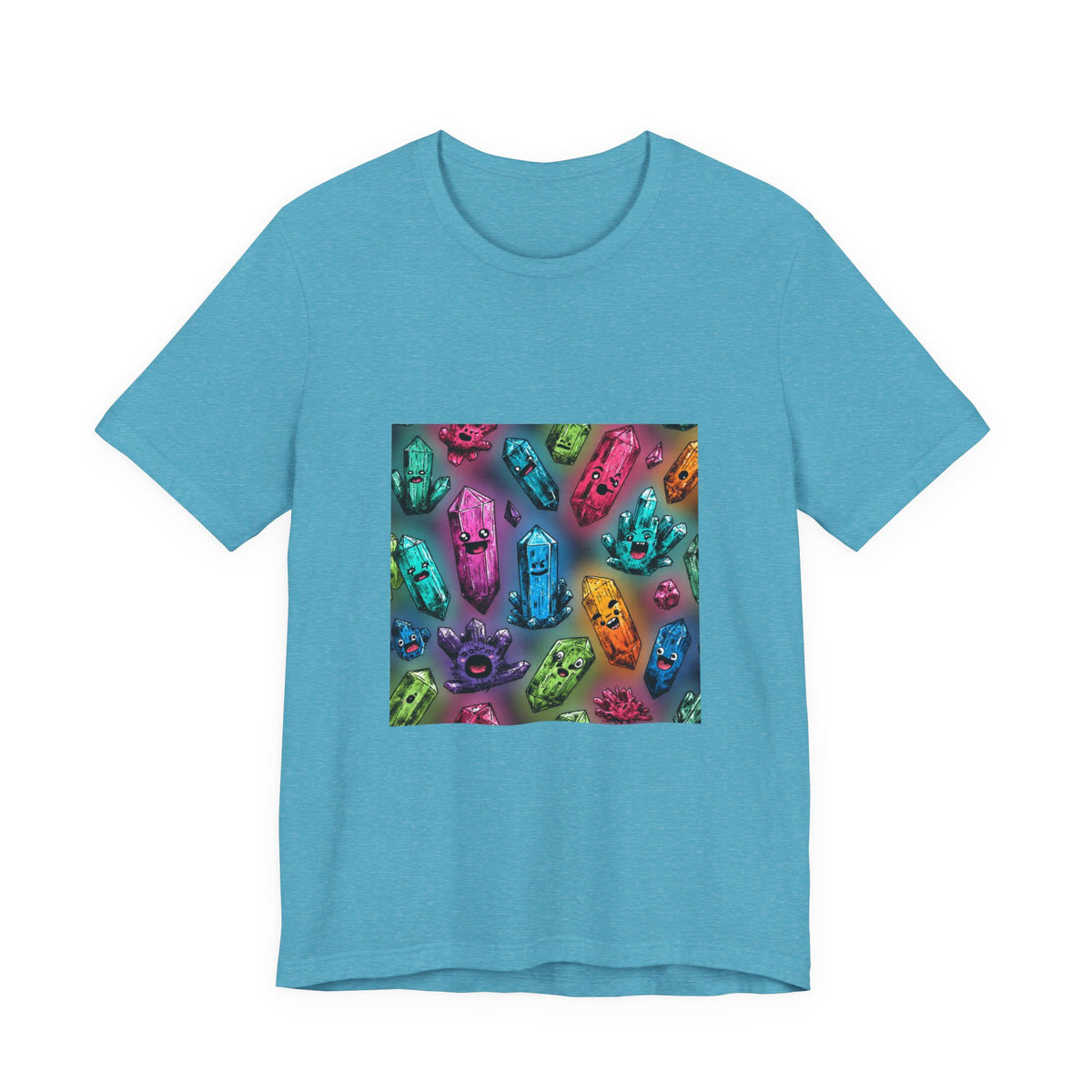 Colorful Crystal Characters T-Shirt | Forest & Ocean