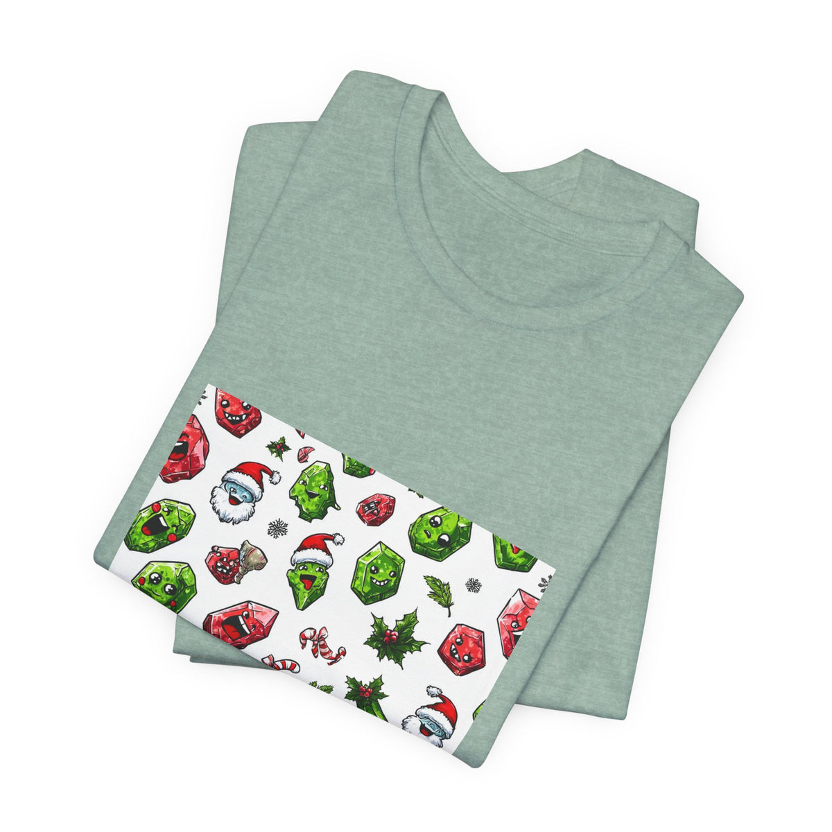 Christmas Crystal Cheer T-Shirt | Soft Blues