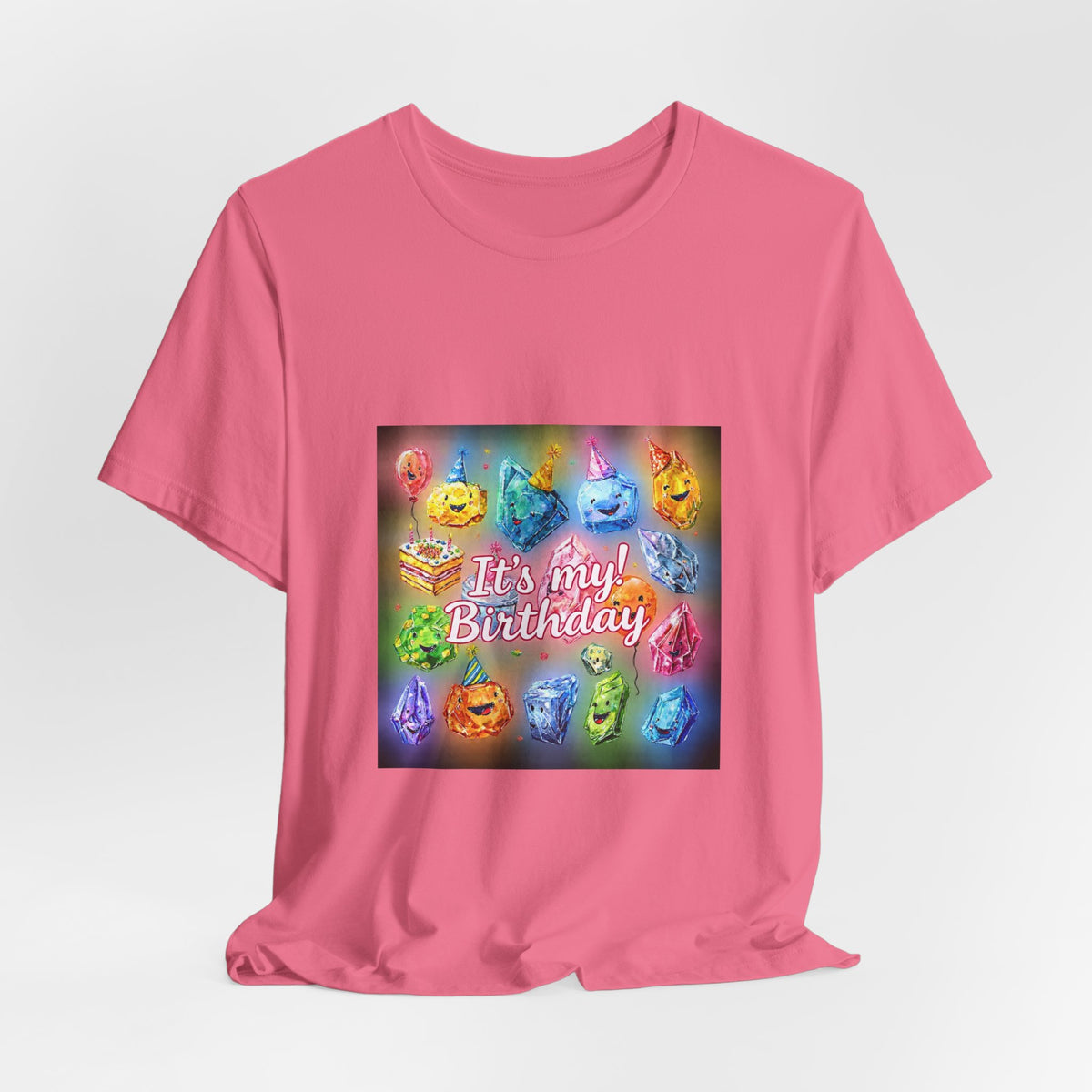It's My Birthday Crystal Party T-Shirt | Pinks & Orchid