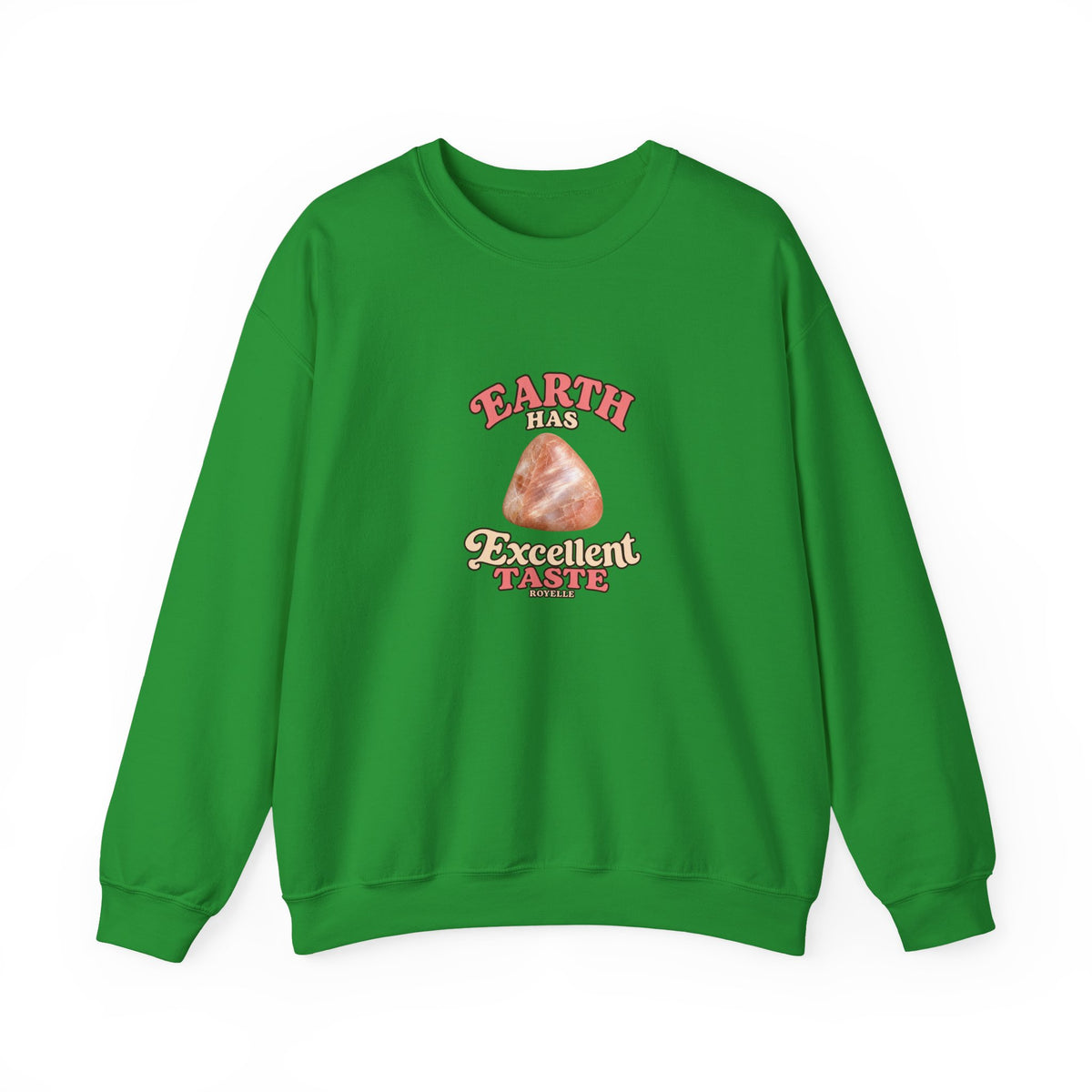 Earth Has Excellent Taste — Peach Moonstone Crewneck | Earth Tones & Brights