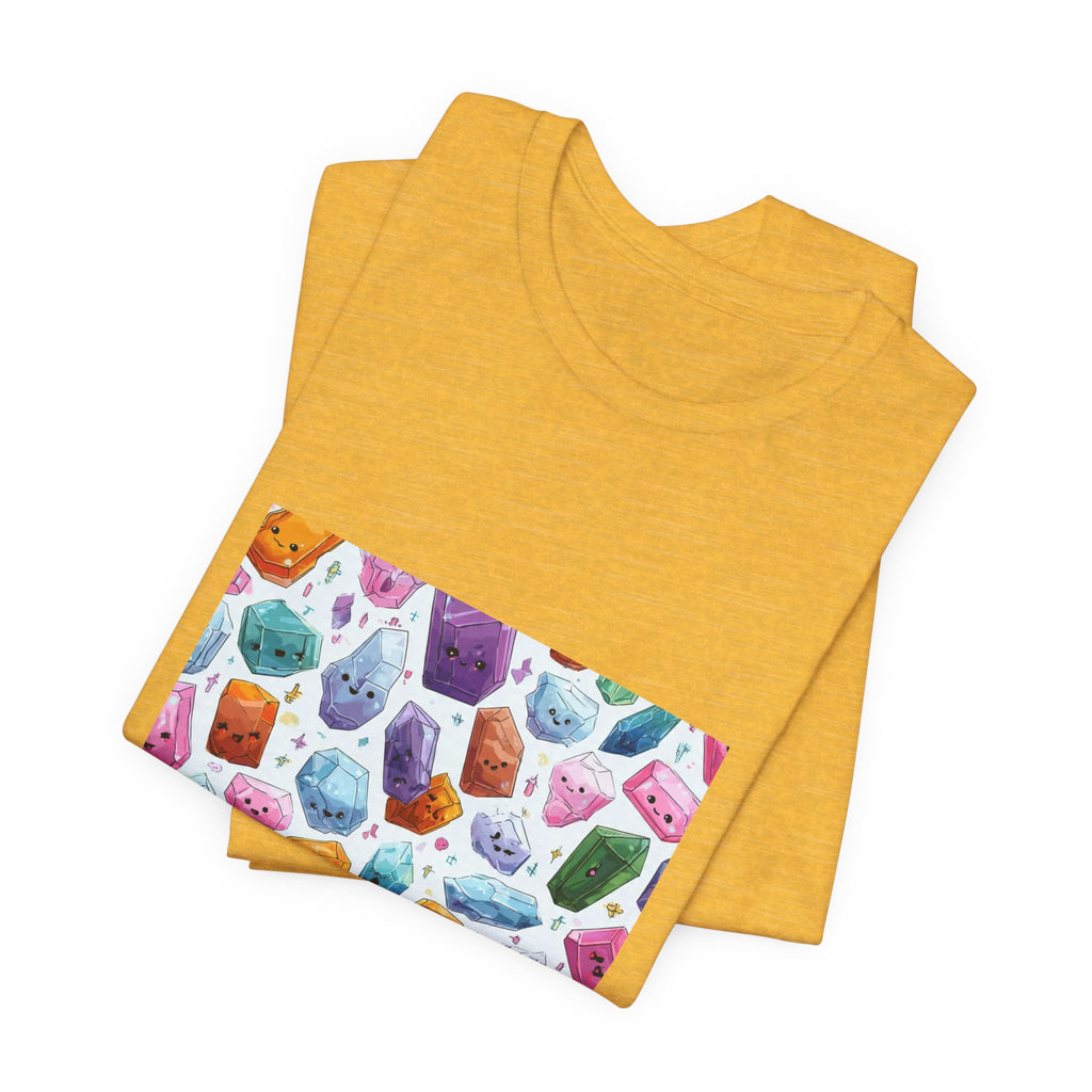 Pastel Crystal Friends T-Shirt | Golds, Mints & Teal