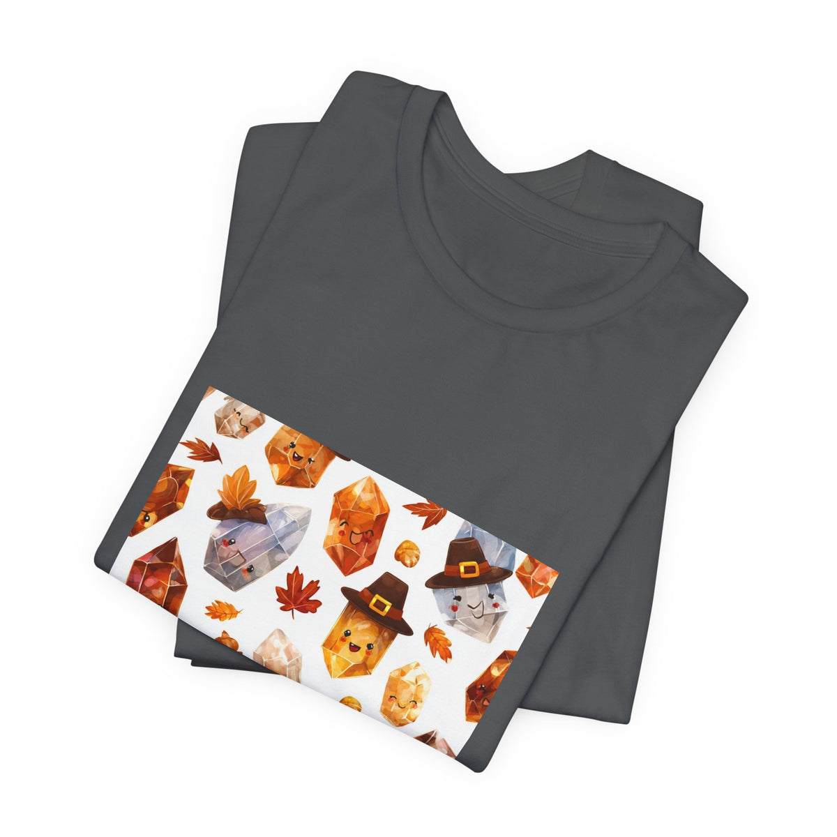 Thanksgiving Crystal Harvest T-Shirt | Dark Neutrals & Reds