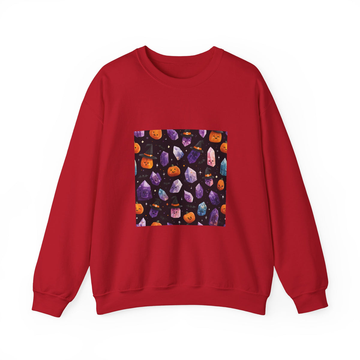Halloween Crystal Party Crewneck | Neutrals & Reds