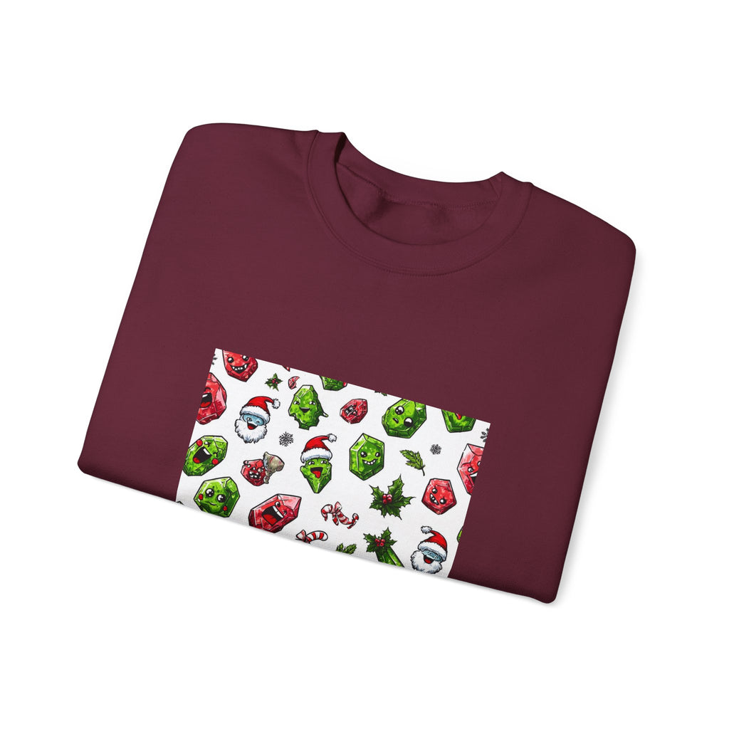 Christmas Crystal Cheer Crewneck | Earth Tones & Brights