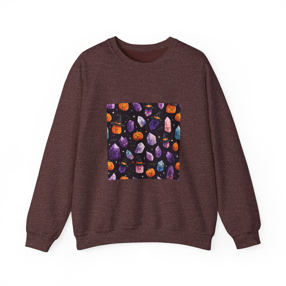 Halloween Crystal Party Crewneck | Earth Tones & Brights