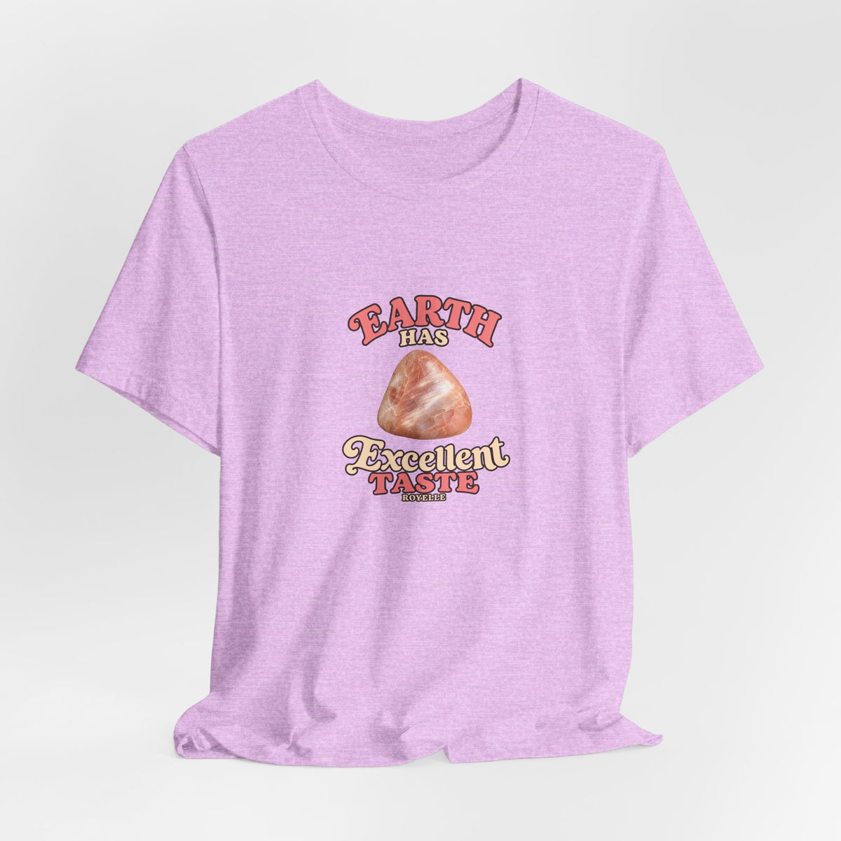 Earth Has Excellent Taste — Peach Moonstone Tee | Pinks & Orchid