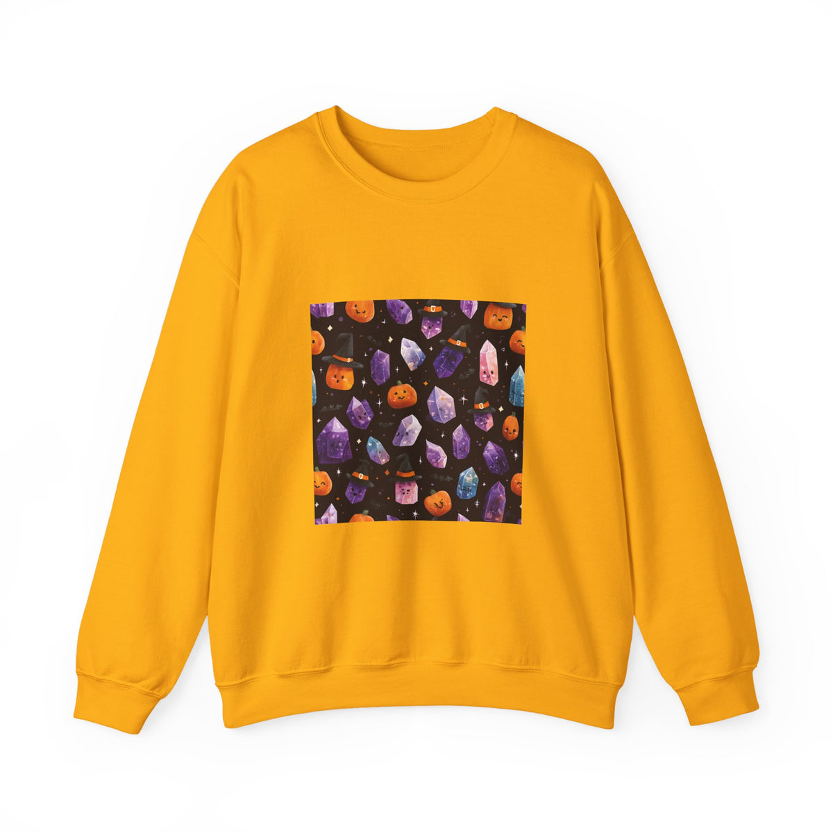 Halloween Crystal Party Crewneck | Earth Tones & Brights