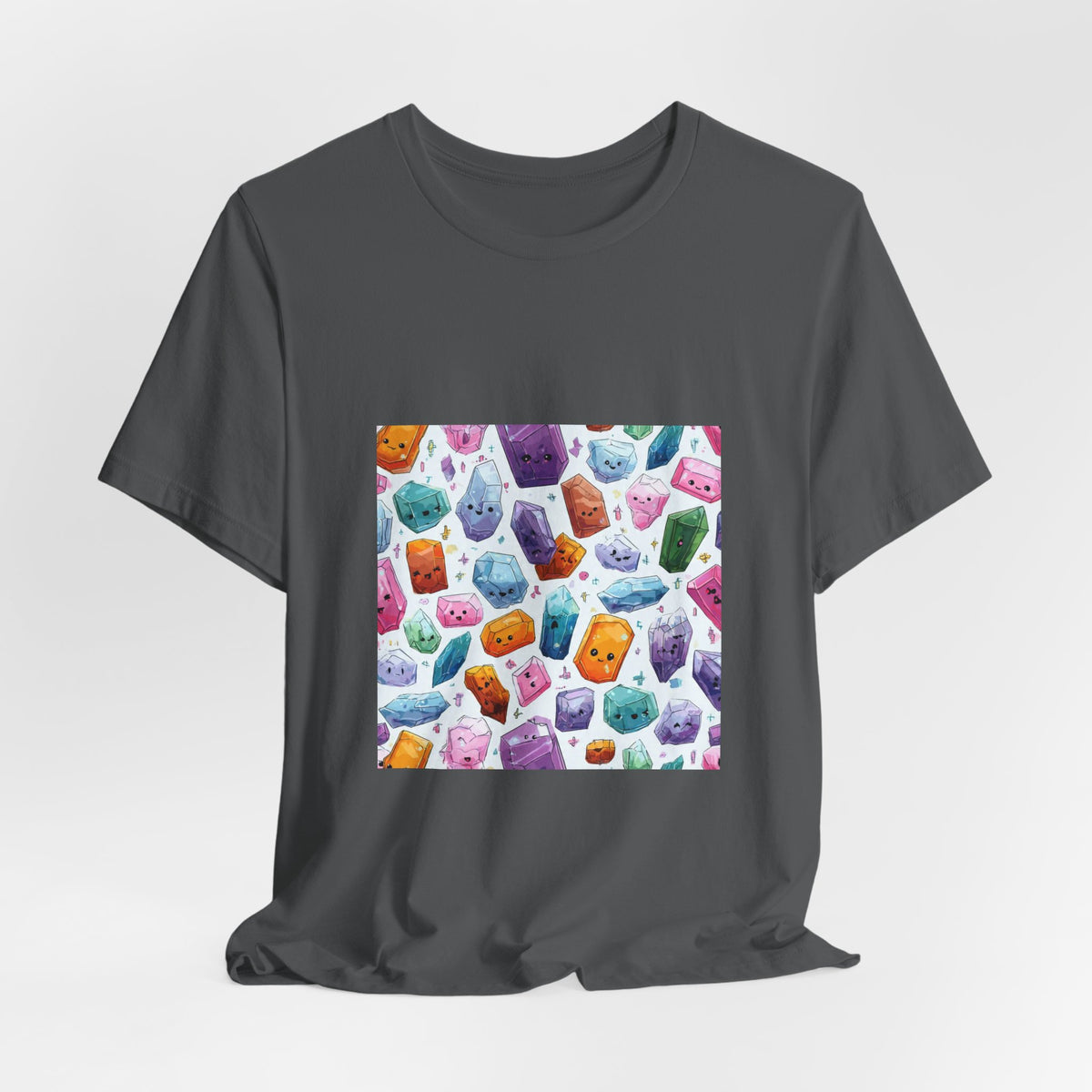 Pastel Crystal Friends T-Shirt | Dark Neutrals & Reds