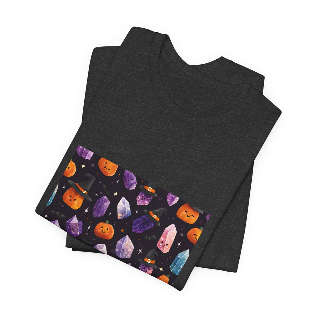 Halloween Crystal Party T-Shirt | Dark Neutrals & Reds