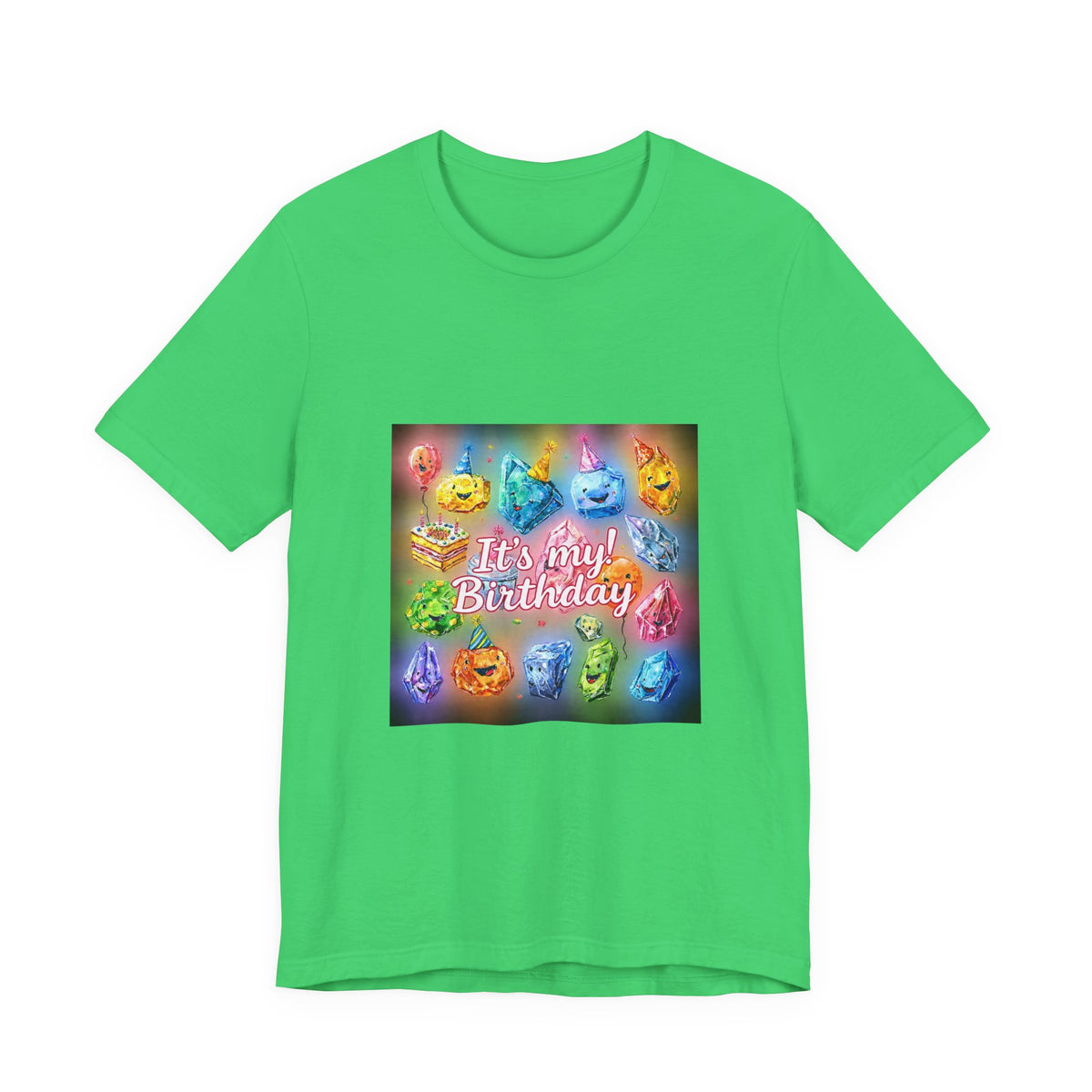 It's My Birthday Crystal Party T-Shirt | Greens