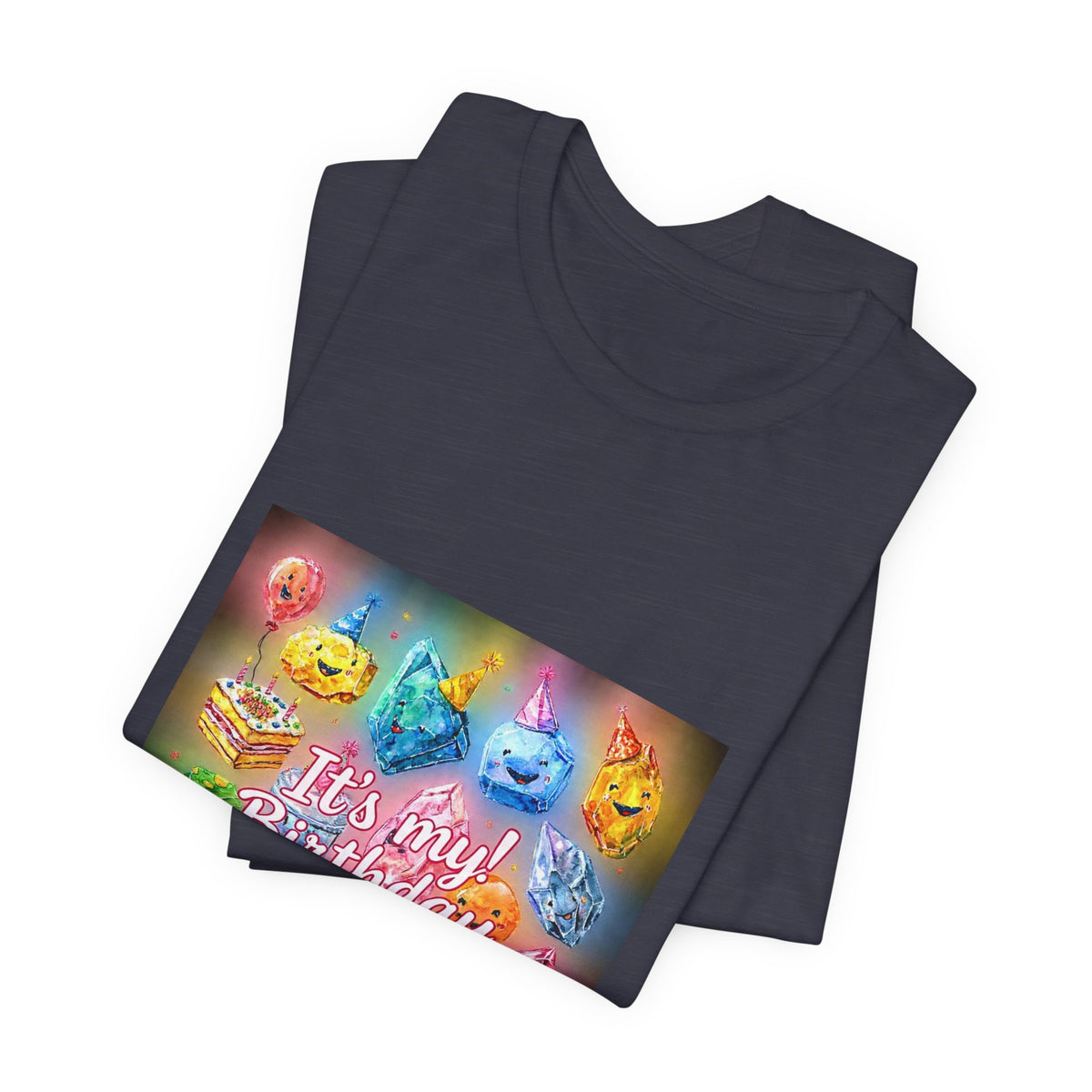 It's My Birthday Crystal Party T-Shirt | Royal, Navy & Purple