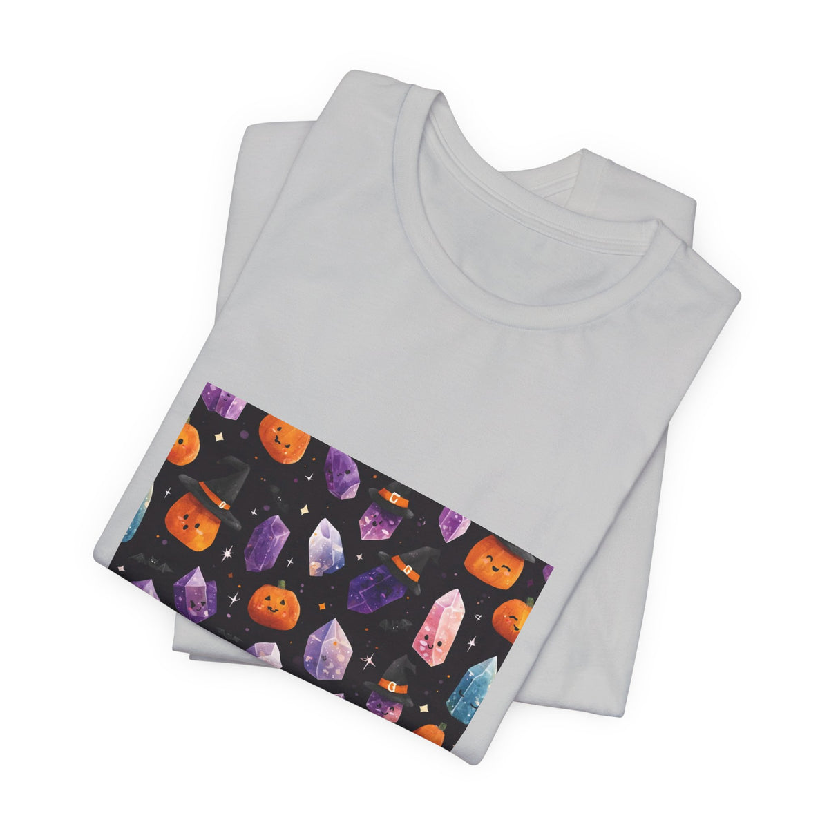 Halloween Crystal Party T-Shirt | Light Neutrals