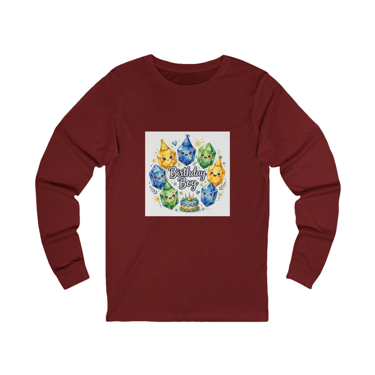 Birthday Boy Crystal Party Long Sleeve T-Shirt