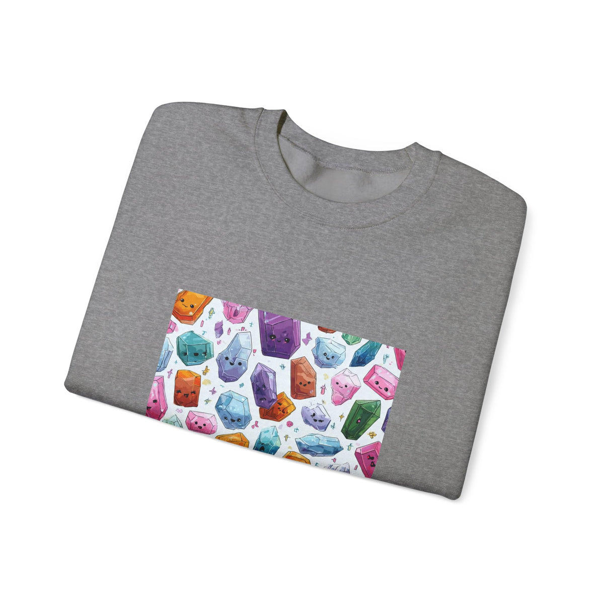 Pastel Crystal Friends Crewneck | Neutrals & Reds