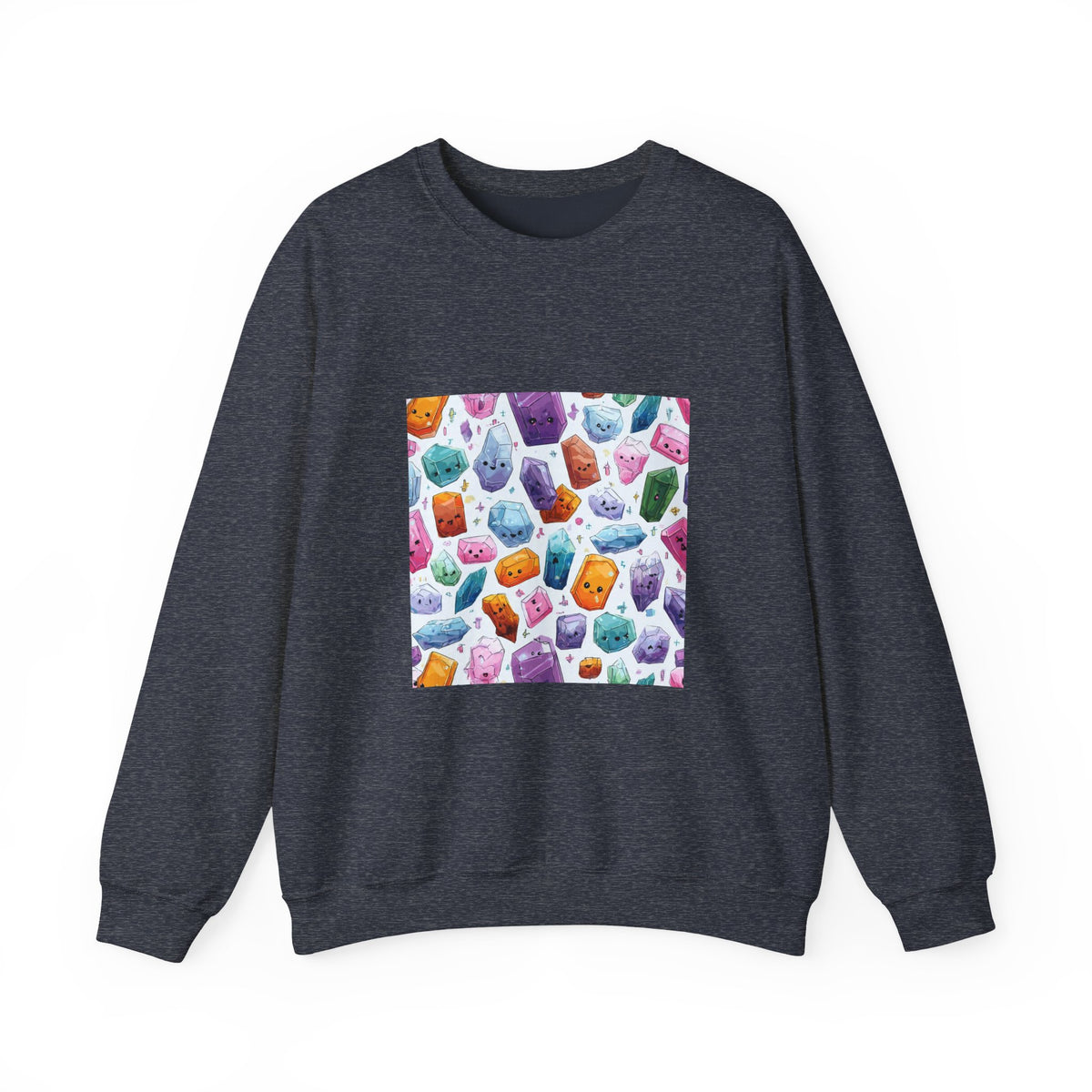 Pastel Crystal Friends Crewneck | Blues, Purples & Pinks