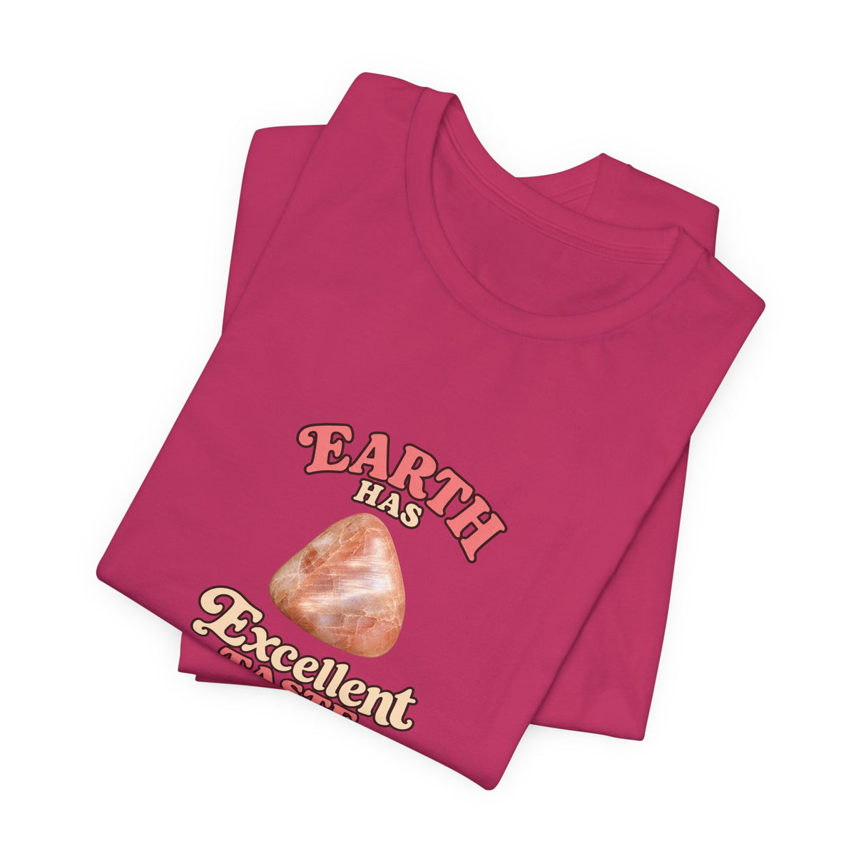 Earth Has Excellent Taste — Peach Moonstone Tee | Pinks & Orchid