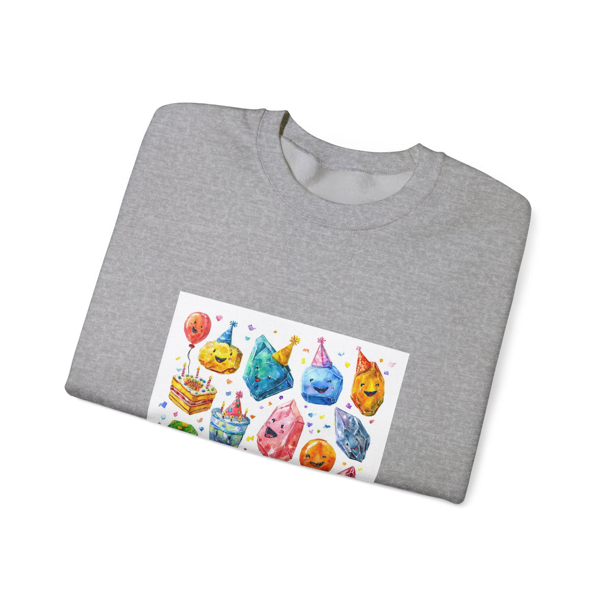 Crystal Birthday Party Crewneck | Neutrals & Reds