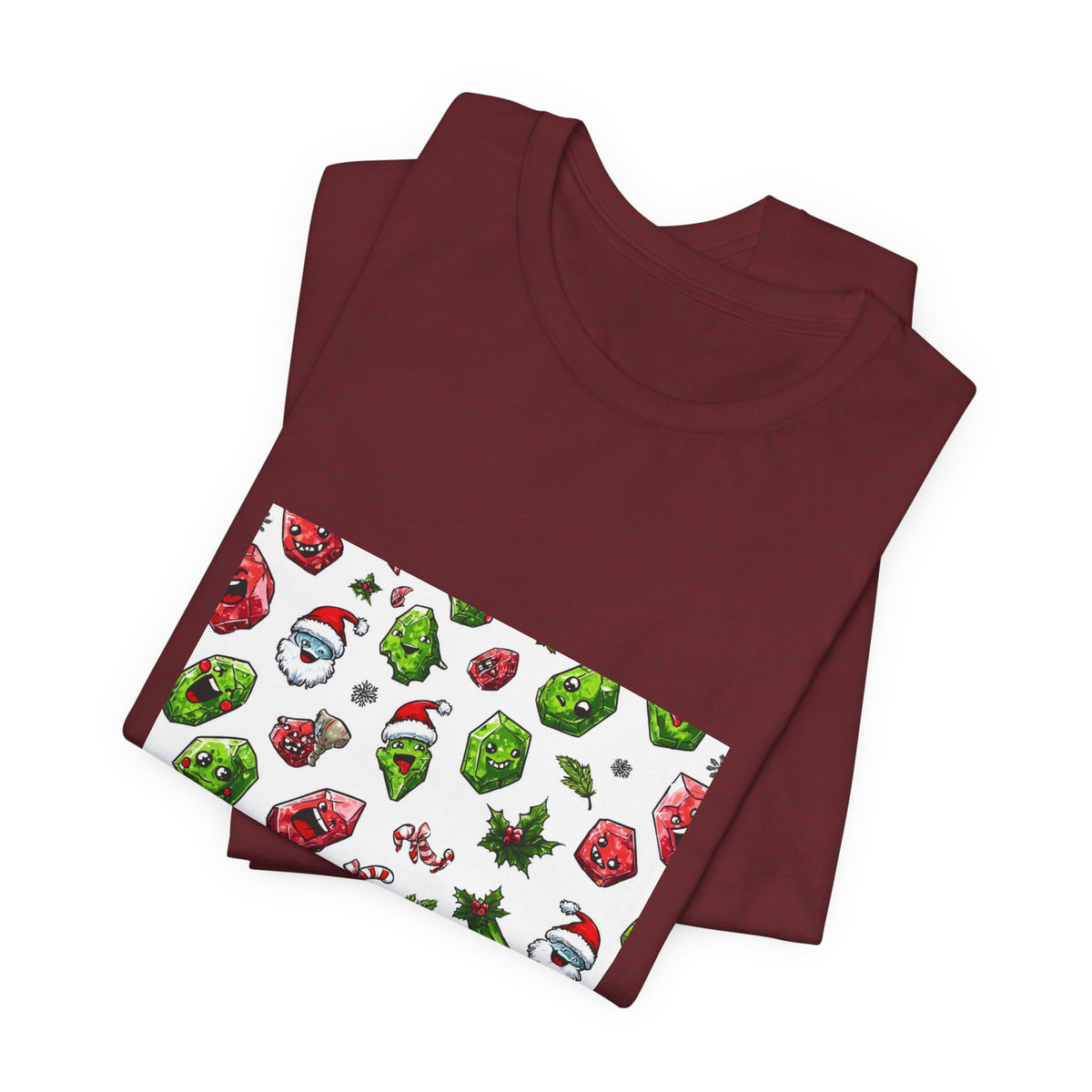 Christmas Crystal Cheer T-Shirt | Earthy Reds & Browns