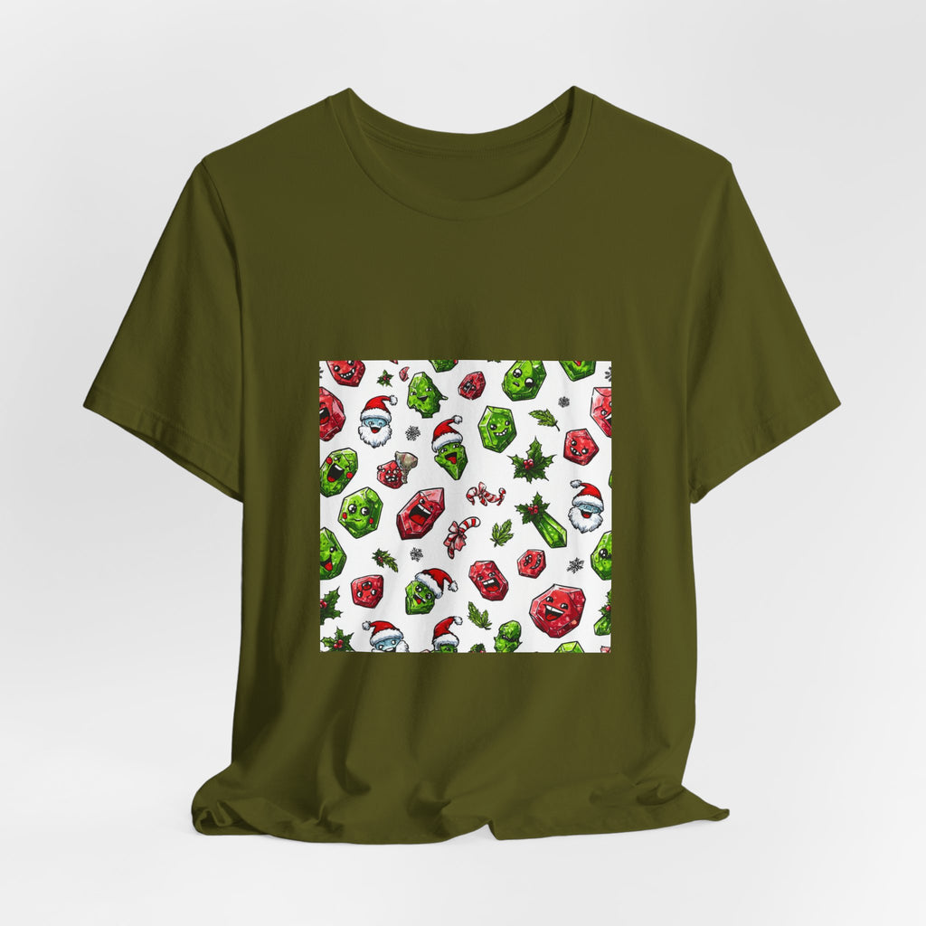 Christmas Crystal Cheer T-Shirt | Greens