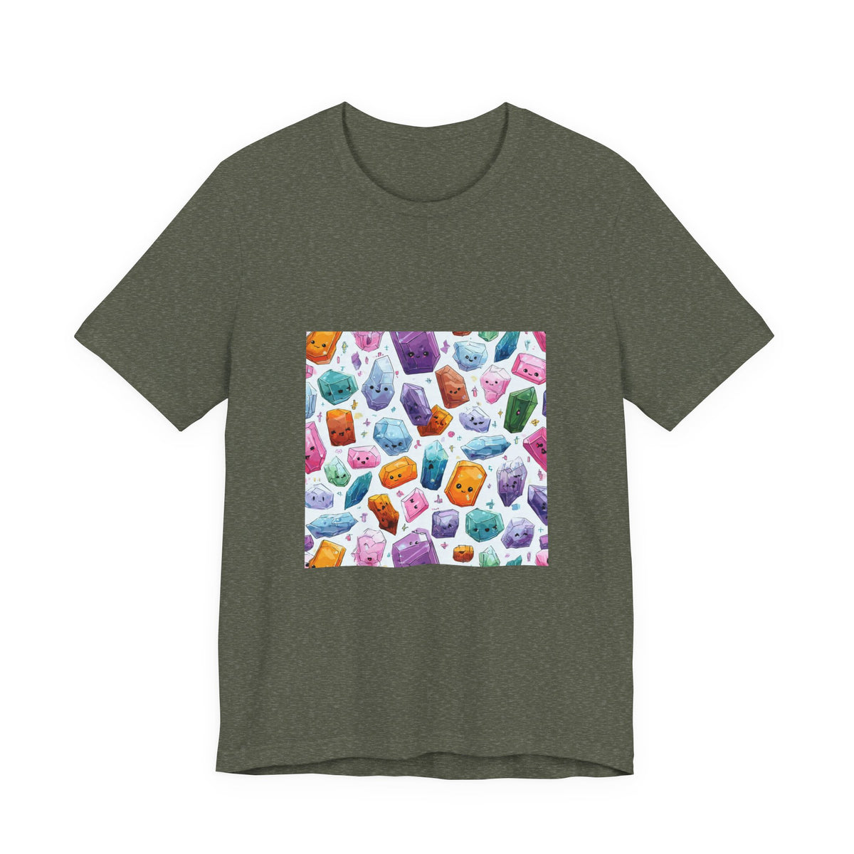 Pastel Crystal Friends T-Shirt | Greens