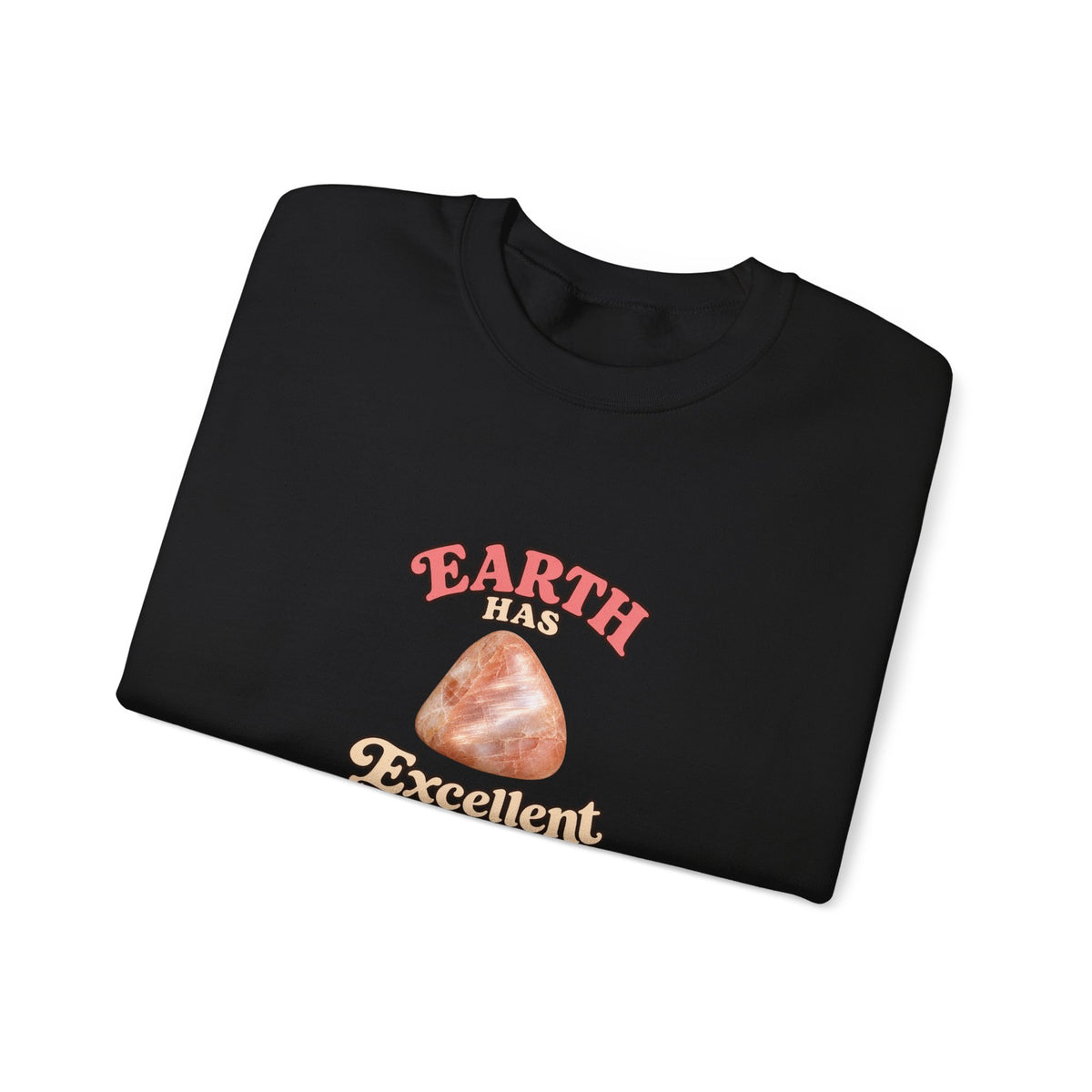 Earth Has Excellent Taste — Peach Moonstone Crewneck | Neutrals & Reds