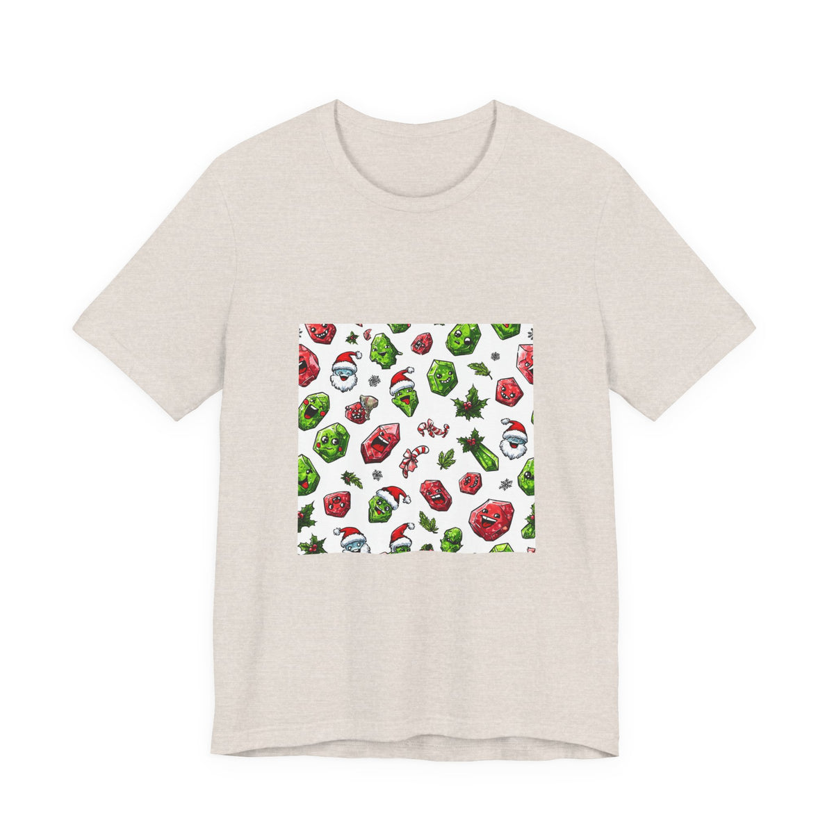 Christmas Crystal Cheer T-Shirt | Sandy Neutrals & Oranges