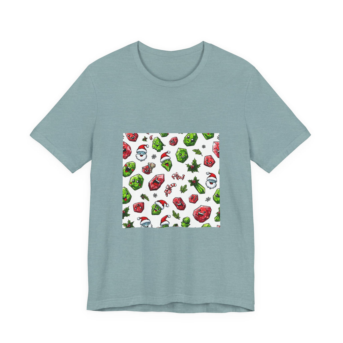 Christmas Crystal Cheer T-Shirt | Soft Blues
