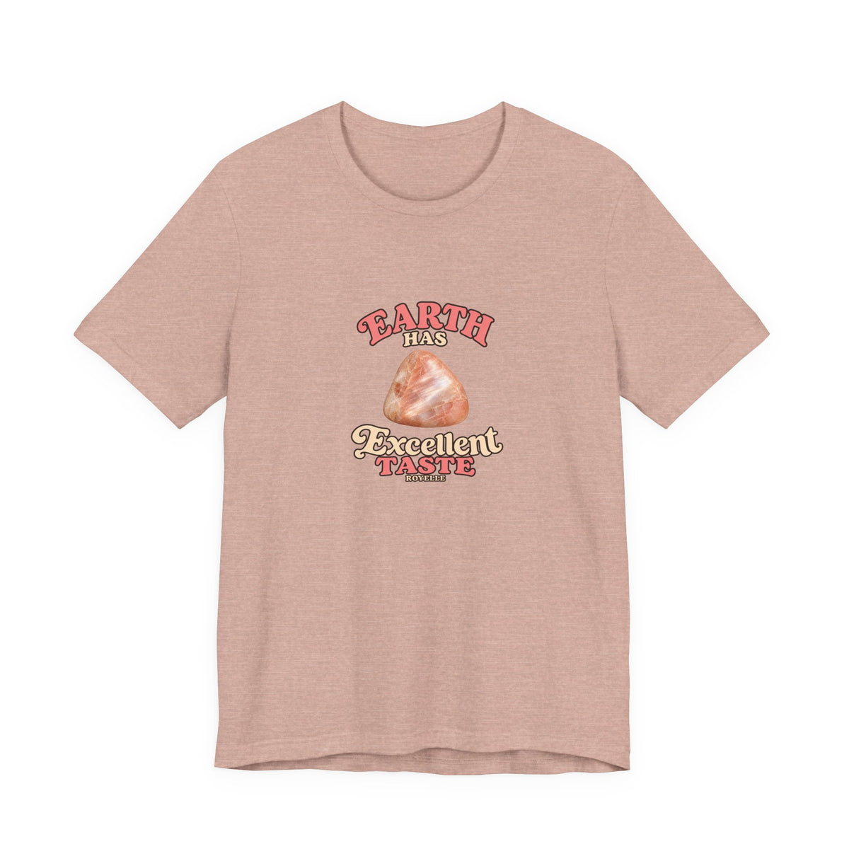 Earth Has Excellent Taste — Peach Moonstone Tee | Peach & Sunset