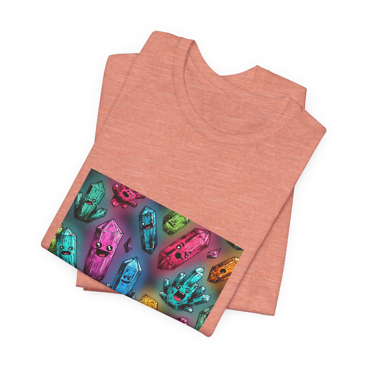 Colorful Crystal Characters T-Shirt | Pinks & Orchid