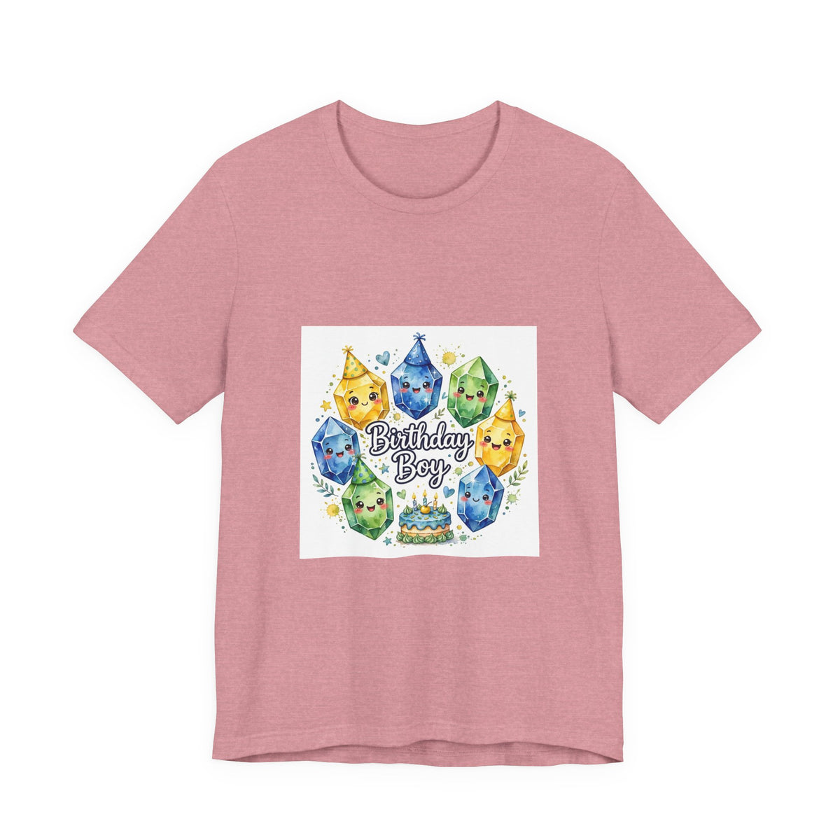 Birthday Boy Crystal Party T-Shirt | Pinks & Orchid