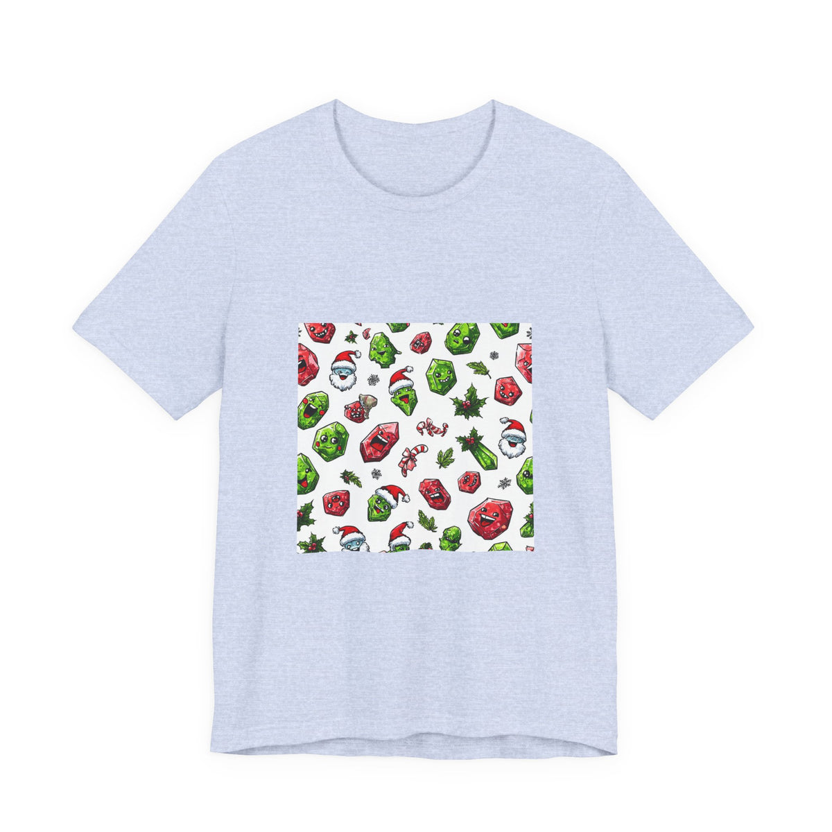 Christmas Crystal Cheer T-Shirt | Soft Blues