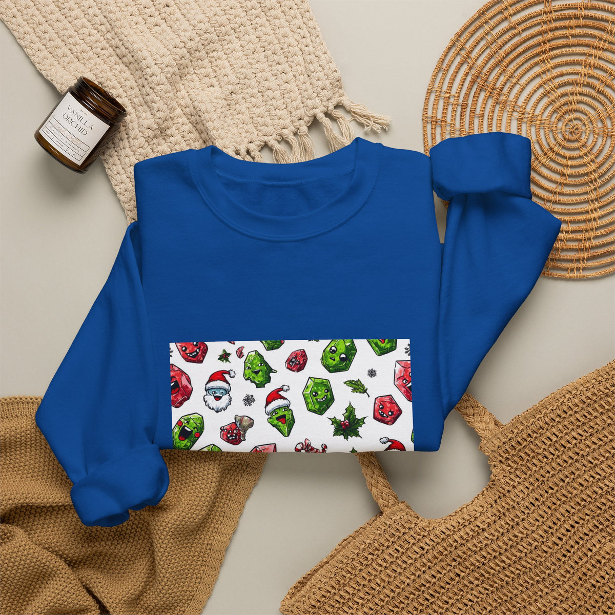 Christmas Crystal Cheer Crewneck | Blues, Purples & Pinks