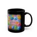 It's My Birthday Crystal Party Black Mug