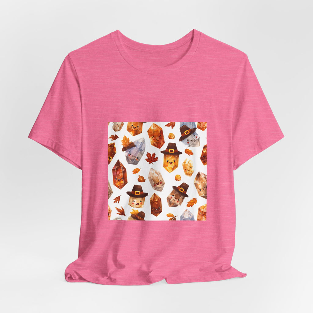 Thanksgiving Crystal Harvest T-Shirt | Pinks & Orchid