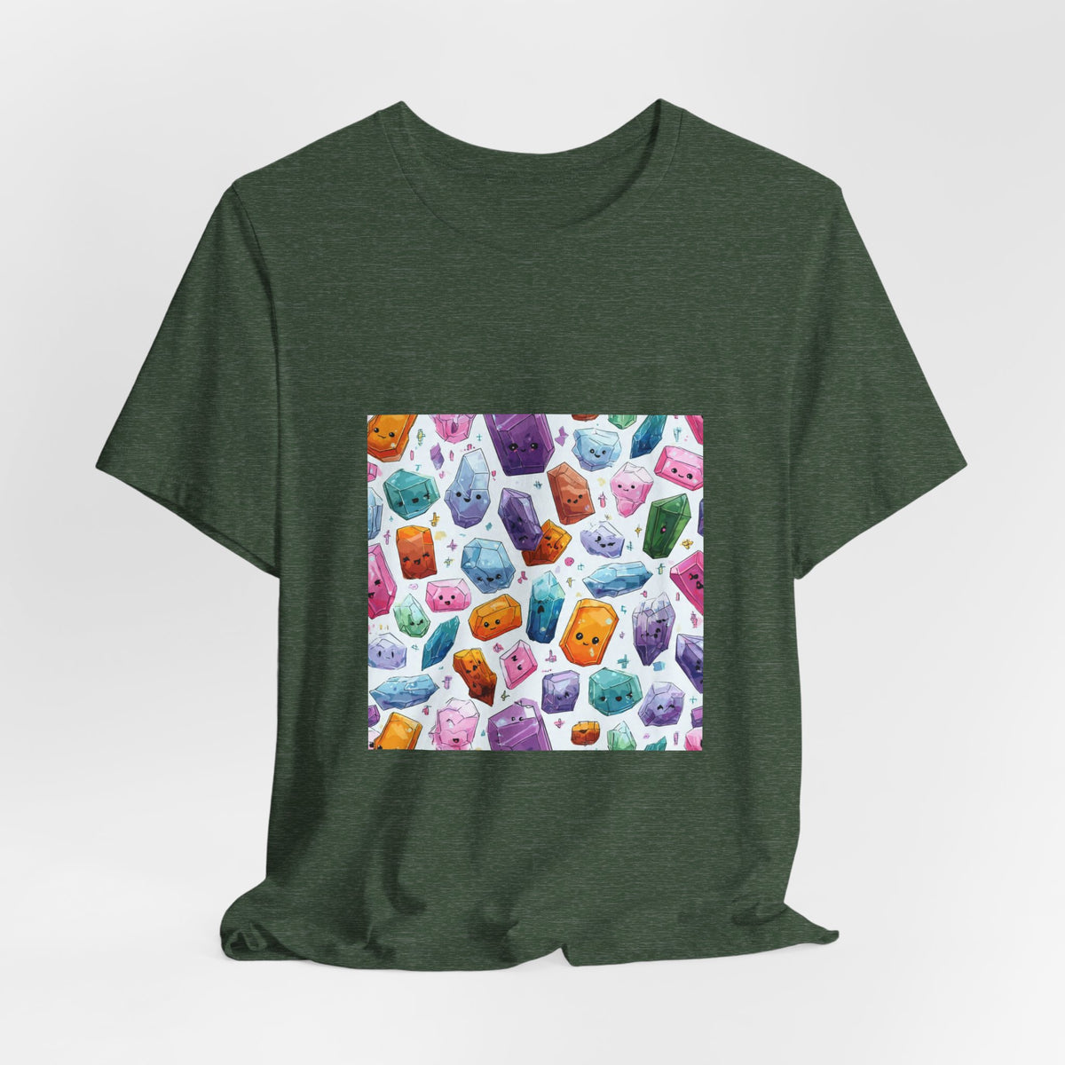 Pastel Crystal Friends T-Shirt | Forest & Ocean
