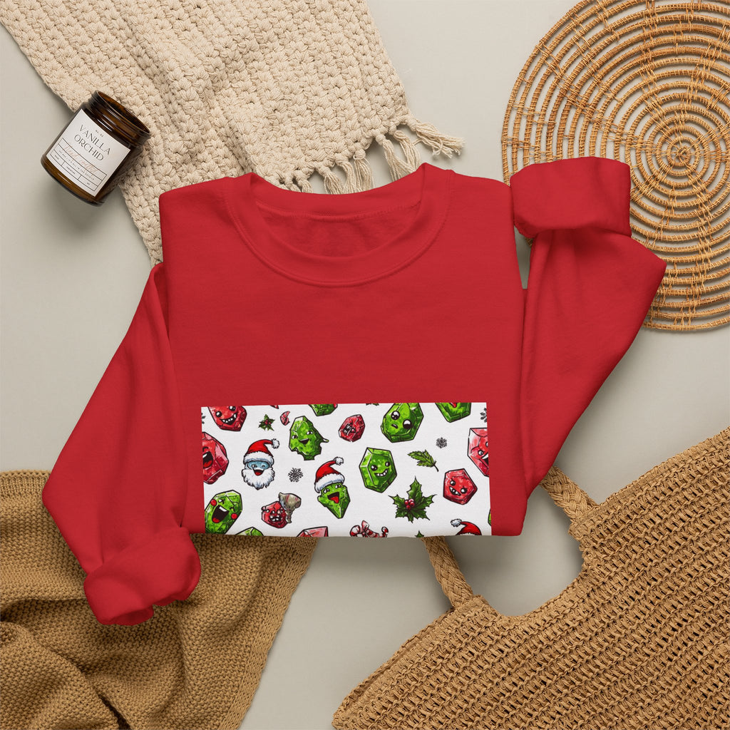 Christmas Crystal Cheer Crewneck | Neutrals & Reds